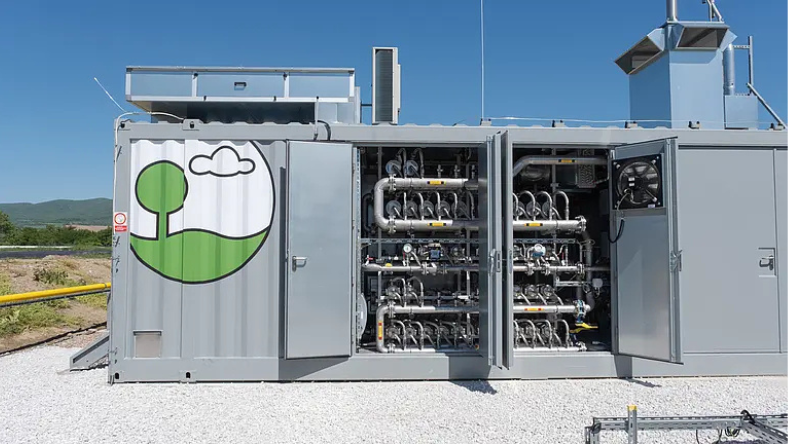 Modular biomethane upgrading unit installed at a German biogas plant