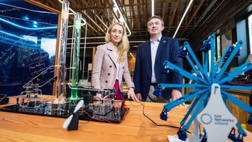 Gas Networks Ireland display with hydrogen and energy models